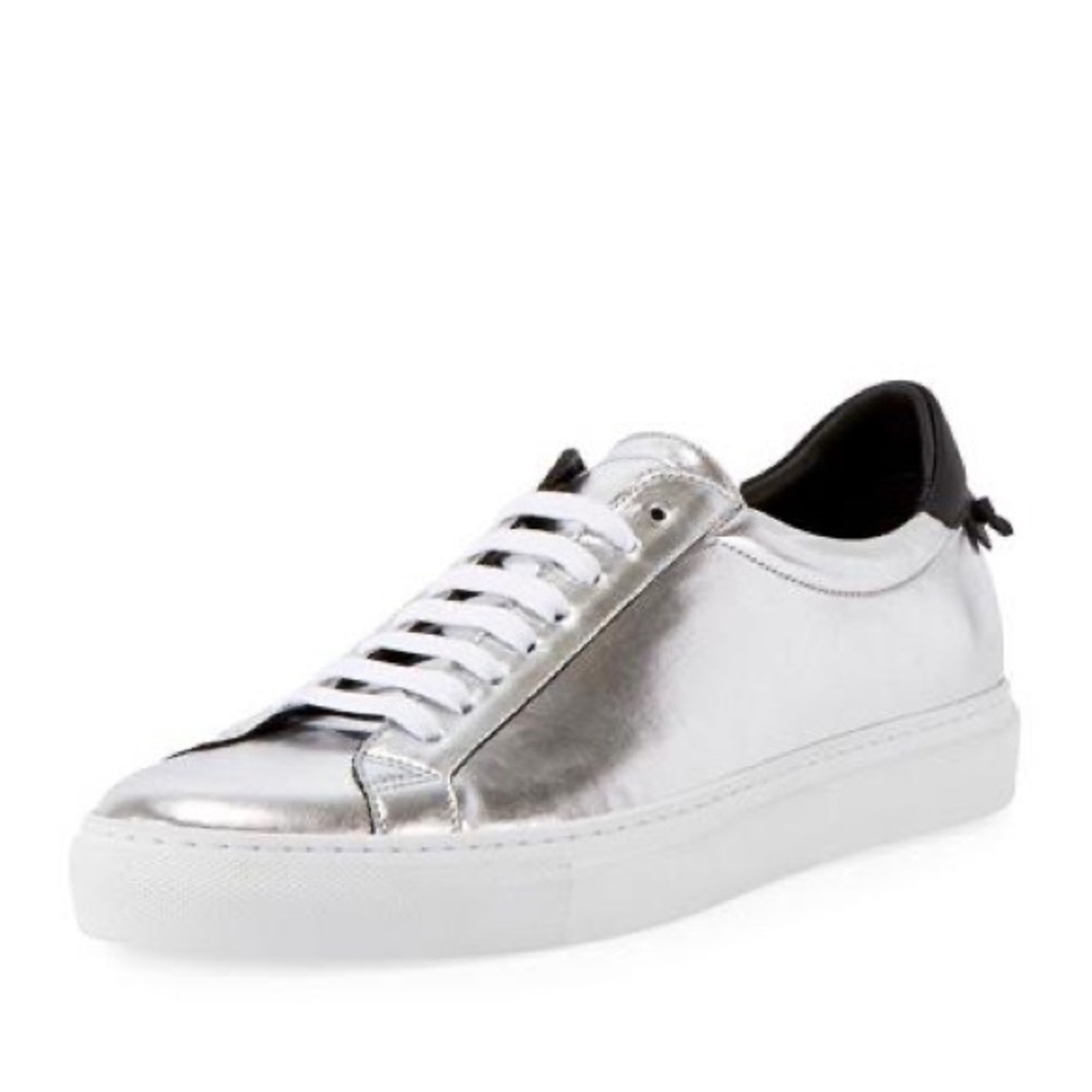 Givenchy Urban Street Metallic Low-Top Silver Sn